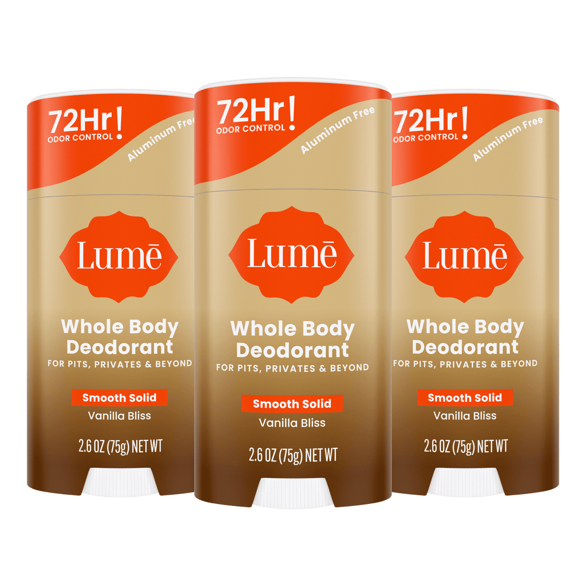 Vanilla Bliss | Solid Stick Deodorant 3-Pack